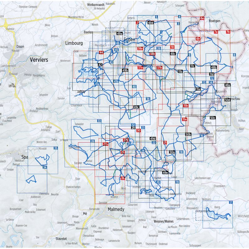 Hohes Venn - Hikeline Wanderführer