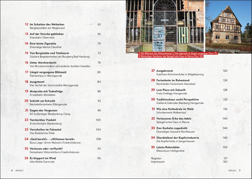 Lost & Dark Places Harz - 35 vergessene, verlassene und unheimliche Orte