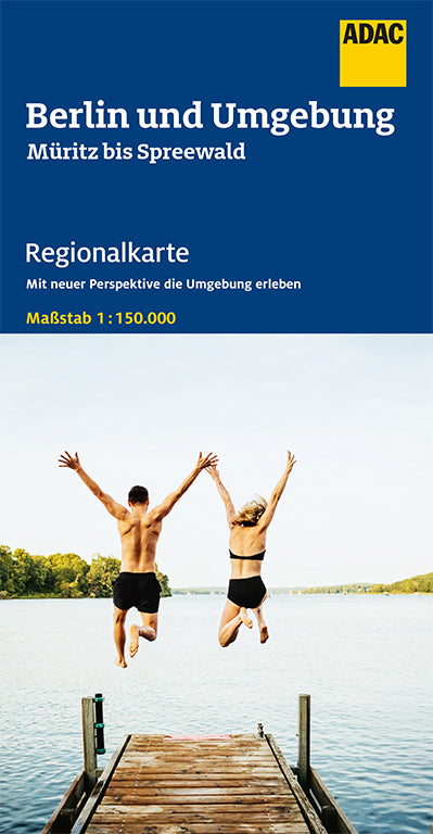 Berlin und Umgebung Müritz bis Spreeewald 1:150.000 - ADAC Regionalkarte