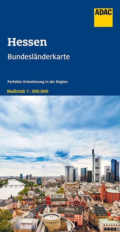 Hessen 1:300.000 - ADAC Bundesländerkarte