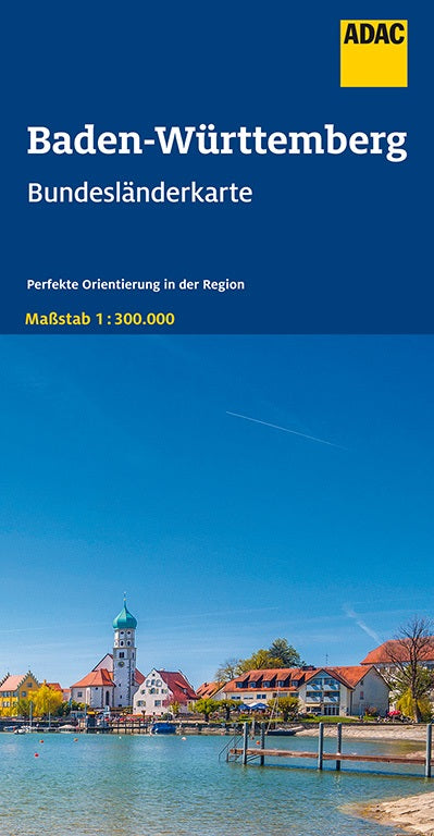 Baden-Württemberg 1:300.000 - ADAC Bundesländerkarte