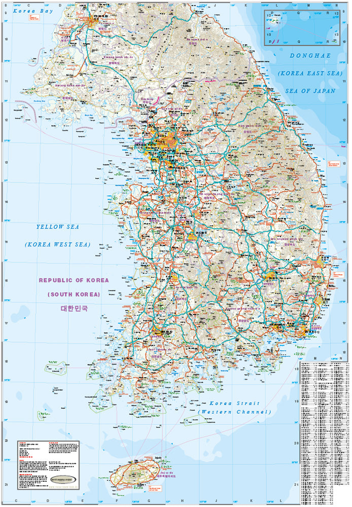 Korea, Nord und Süd  1:700.000 - Reise Know-How