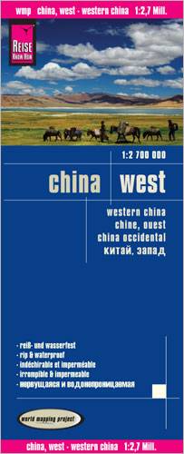 China, West (1:2.700.000) - Reise know-how