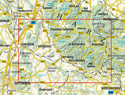 Fahrradregion Osterode am Harz 1:50.000