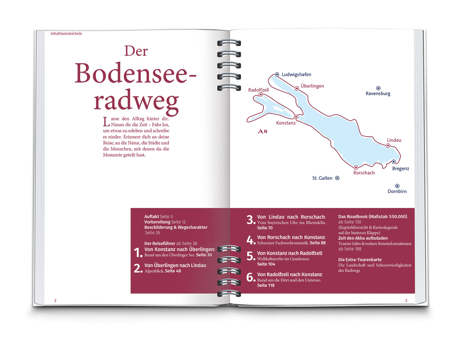 Bodenseeradweg - KOMPASS Radreiseführer