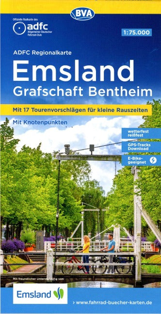 Emsland/Grafschaft Bentheim - ADFC Regionalkarte