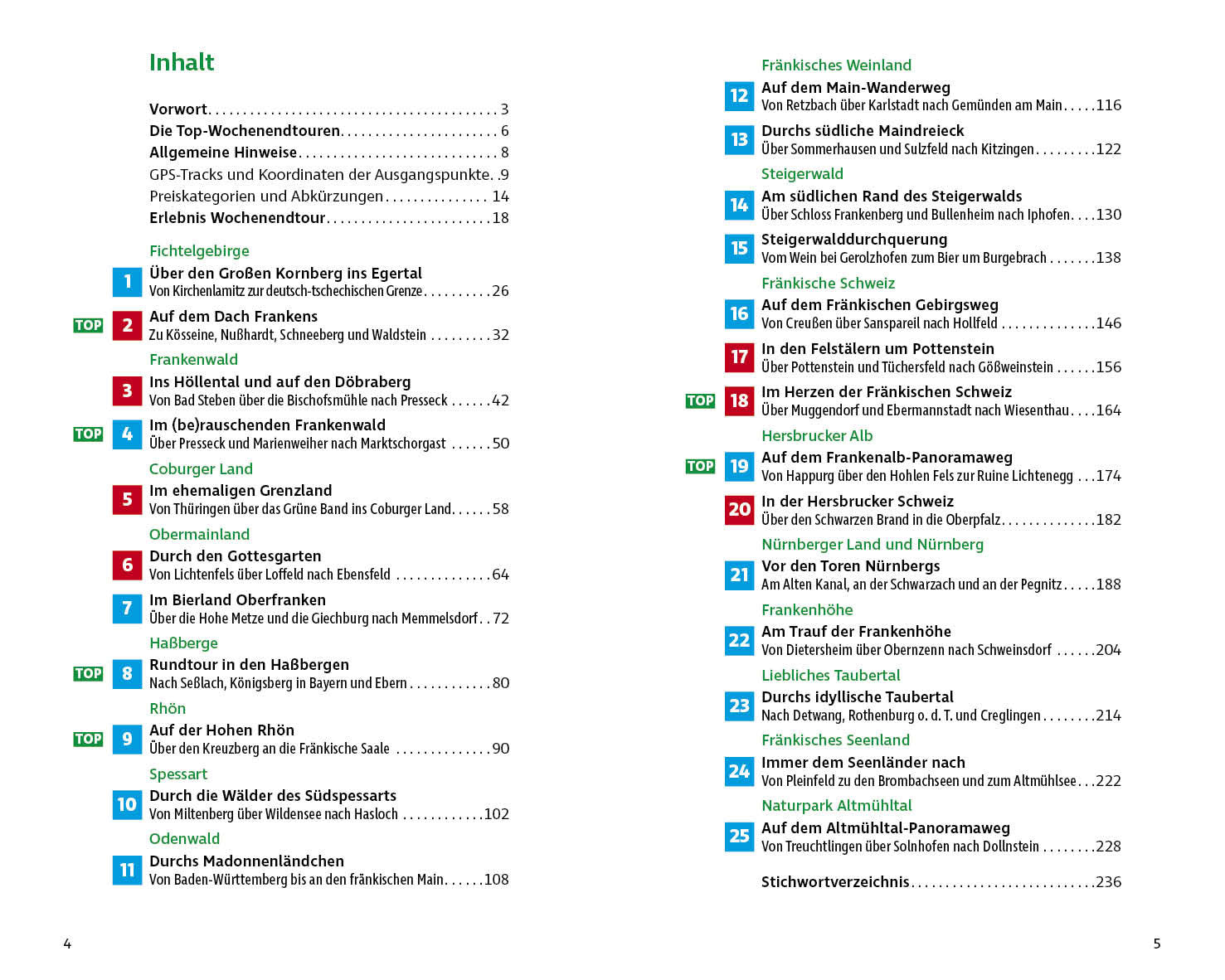 Wochenendtouren Franken - Rother Wanderführer