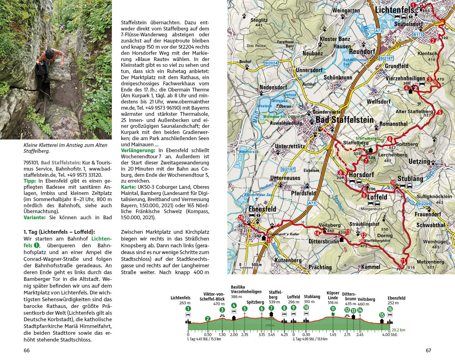 Wochenendtouren Franken - Rother Wanderführer