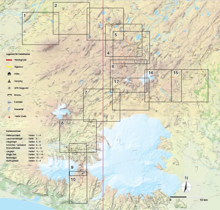 ISLAND: Das Südliche Hochland - Wanderführer