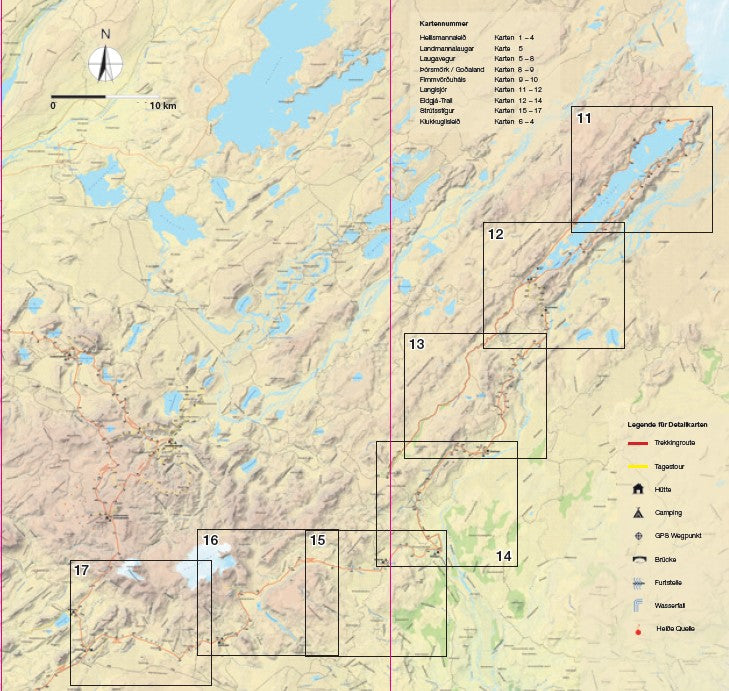 ISLAND: Das Südliche Hochland - Wanderführer