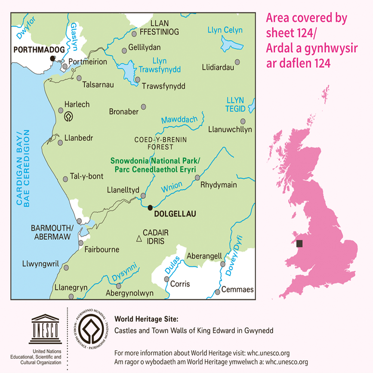 Landranger Map Wales 1:50.000 - Wanderkarten