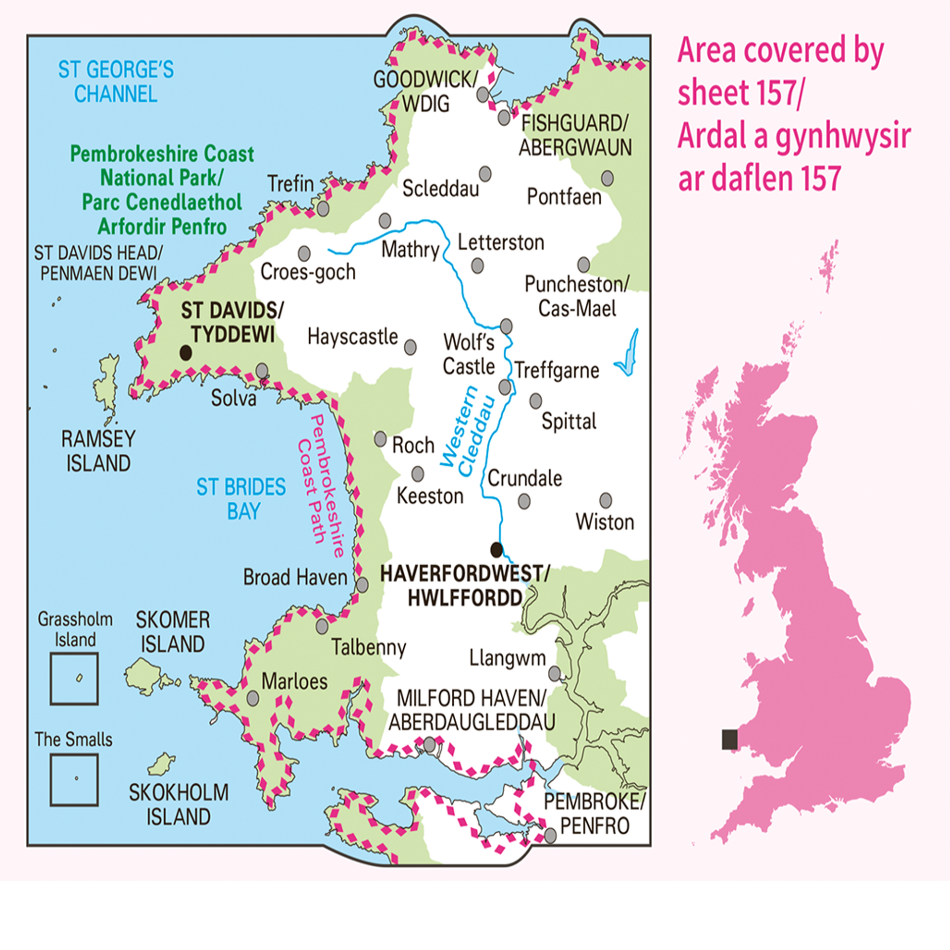 Landranger Map Wales 1:50.000 - Wanderkarten