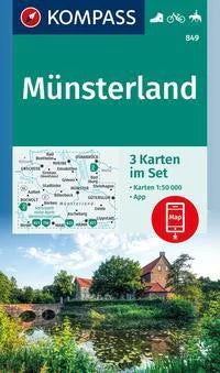 849 Münsterland 1:50.000 - Kompass Wanderkartenset