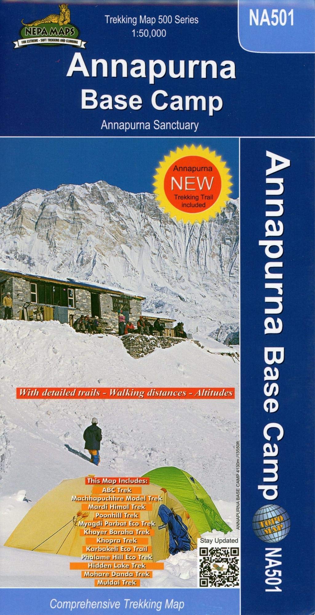 NA501 Annapurna Base Camp 1:50.000 - Himalayan MapHouse