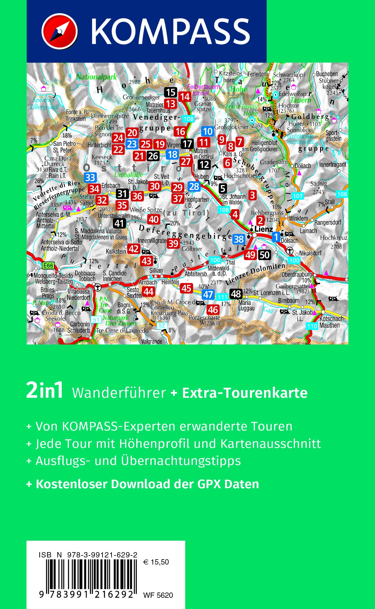 Osttirol - Kompass Wanderführer