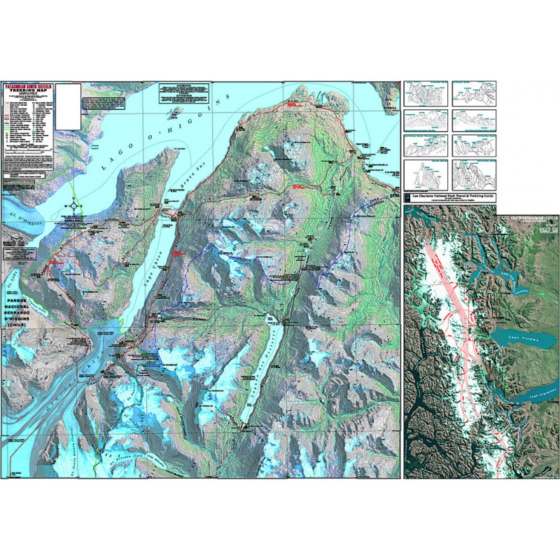 Patagonian South Icefield - Monte Fitz Roy 1:50.000