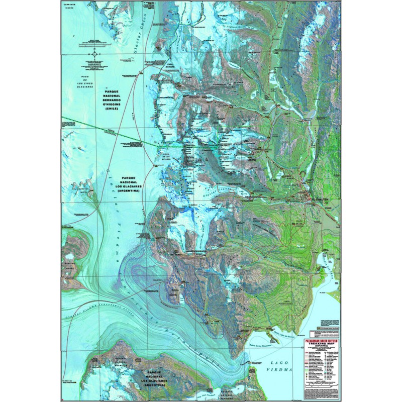 Patagonian South Icefield - Monte Fitz Roy 1:50.000