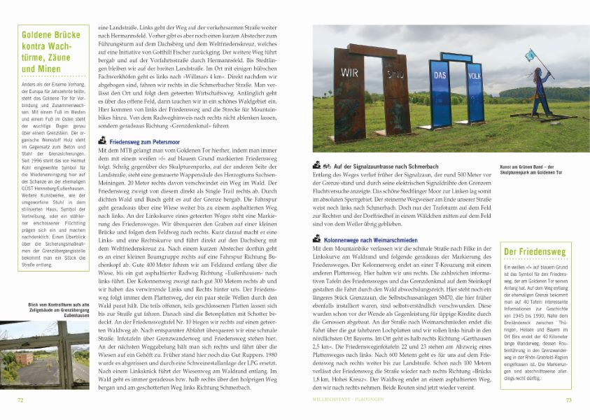 Radtouren am Grünen Band - In 32 Etappen von Tschechien bis zur Ostsee