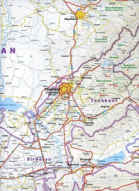 Usbekistan (1:1.000.000) - Reise know-how