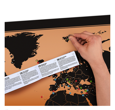 Adventure Map Scratch Map