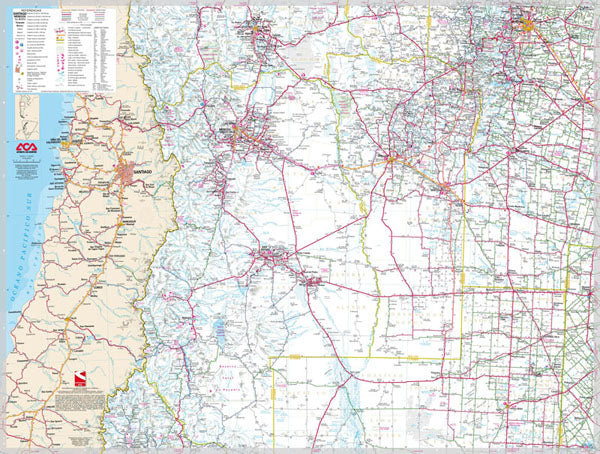 Región de Cuyo, Mendoza y San Luis 1:1 Mio. - Hoja de Zona 5
