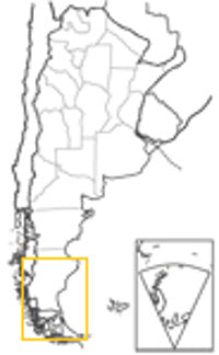 Region Patagonia Sur 1:1 Mio. - Hoja de Zona 9