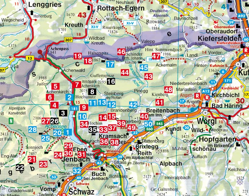 Achensee - Rother Wanderführer