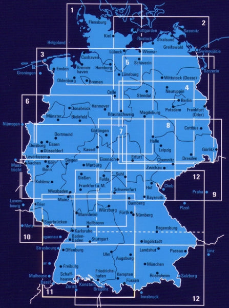 Baden-Württemberg 1:300.000 - ADAC Bundesländerkarte