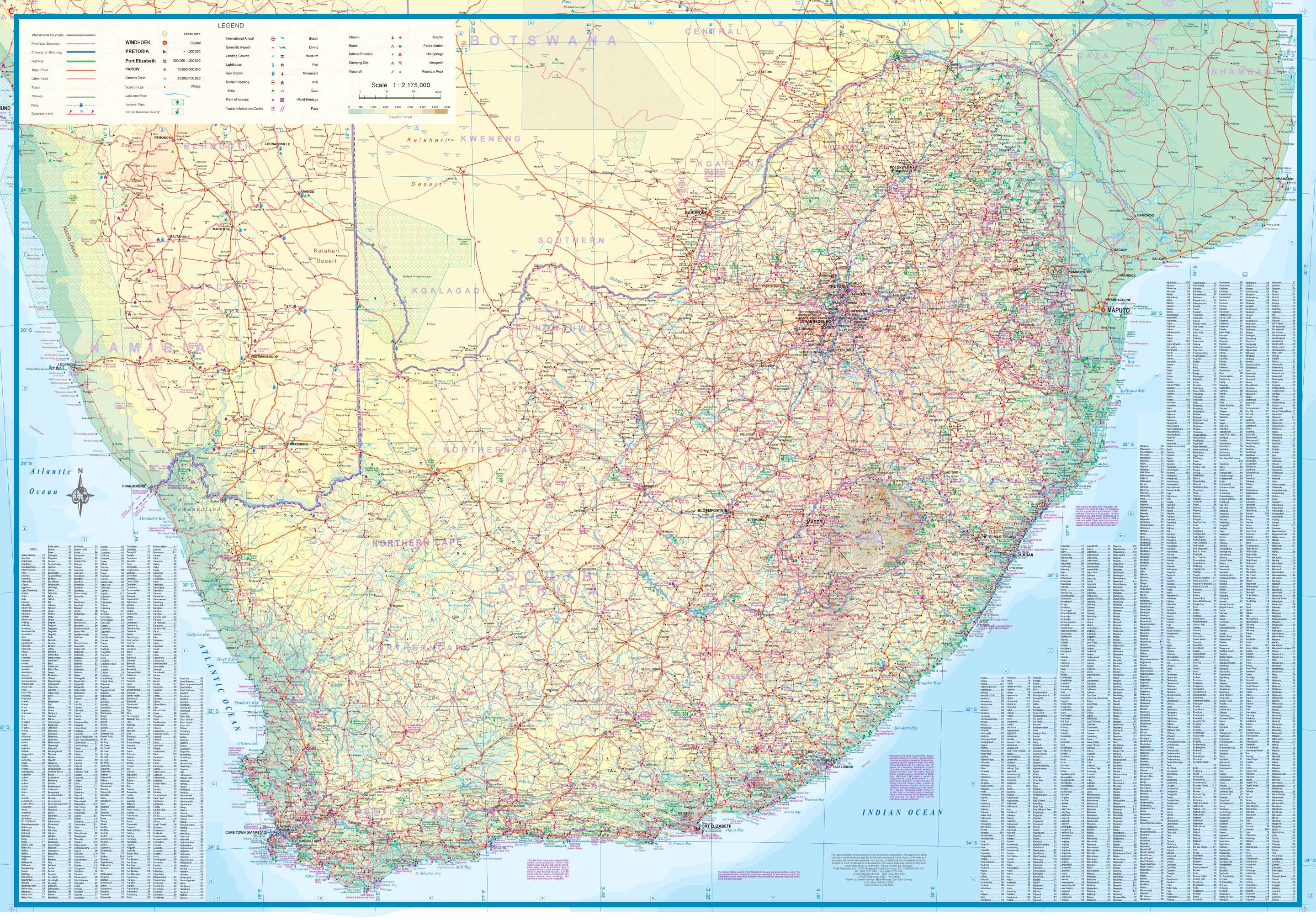Africa South and Central ITM - 1:2.200.000