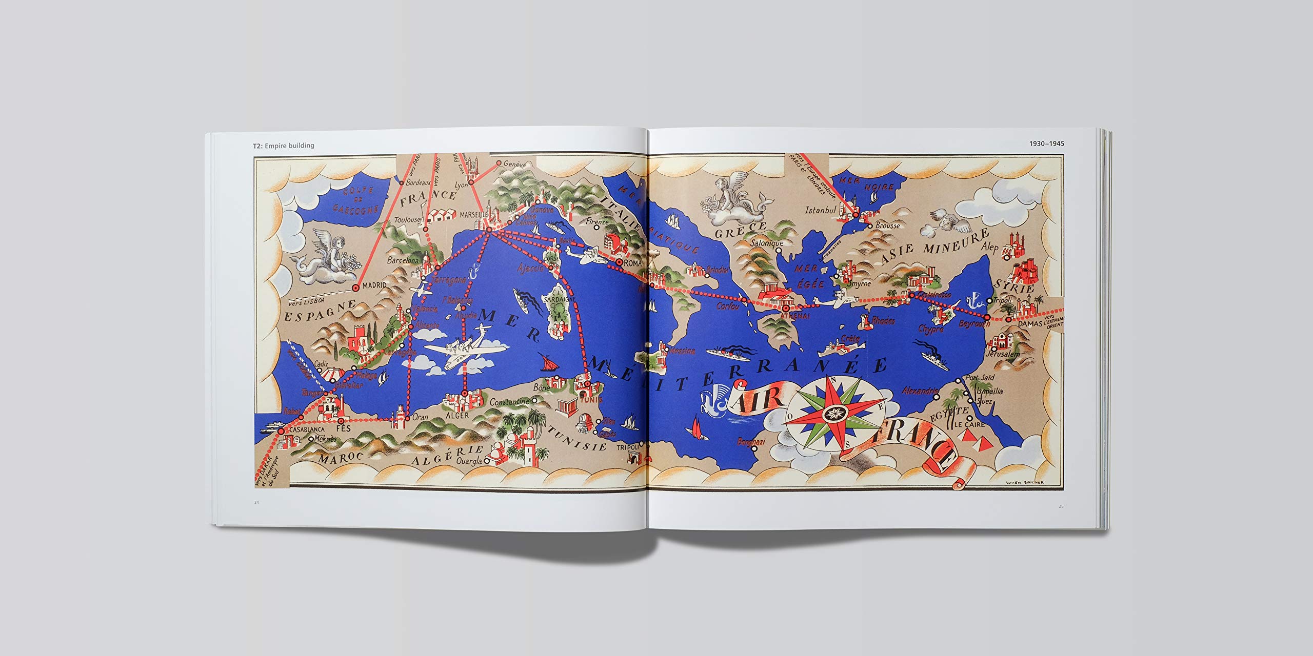 Airline Maps - A Century of Art and Design