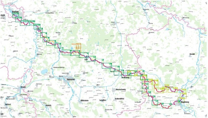 Aller-Radweg - Bikeline Radtourenbuch