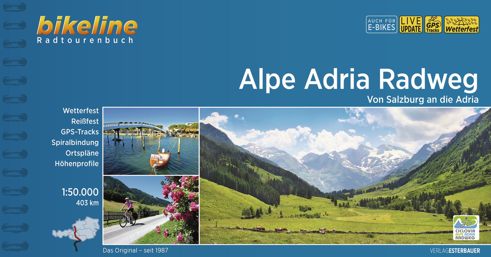 Alpe Adria Radweg - Bikeline