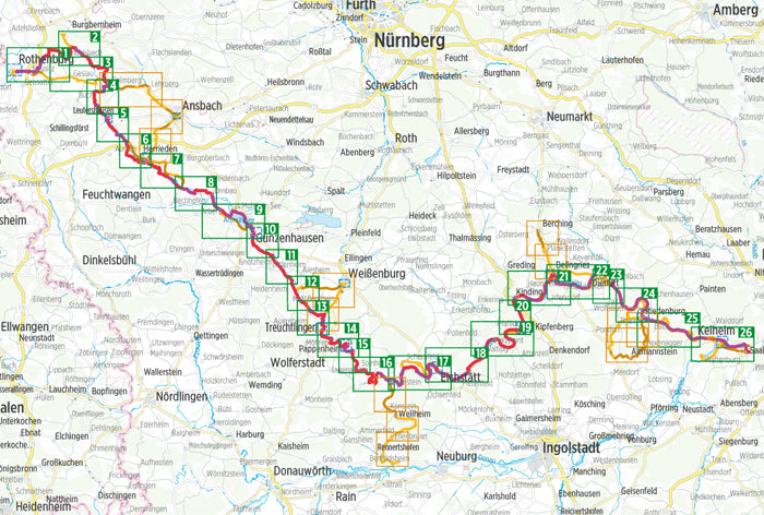 Altmühl-Radweg - Bikeline Radtourenbuch