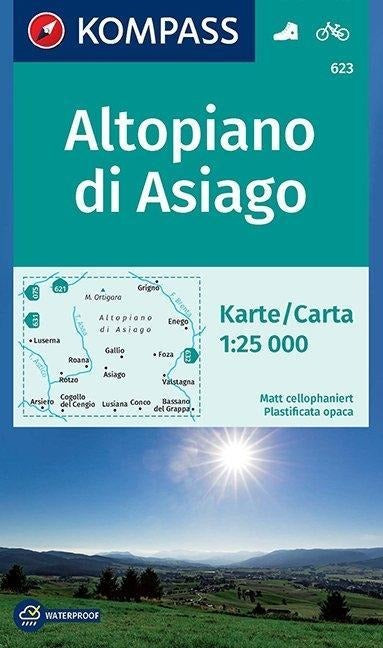 623 Altopiano di Asiago - Kompass Wanderkarte