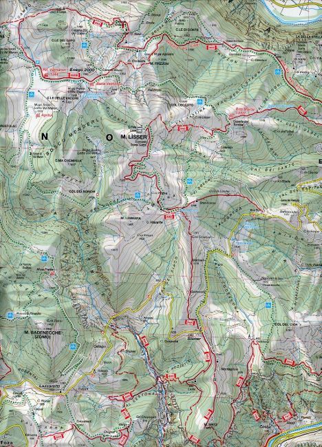 623 Altopiano di Asiago - Kompass Wanderkarte