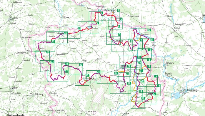 Altmarkrundkurs - Bikeline Radtourenbuch