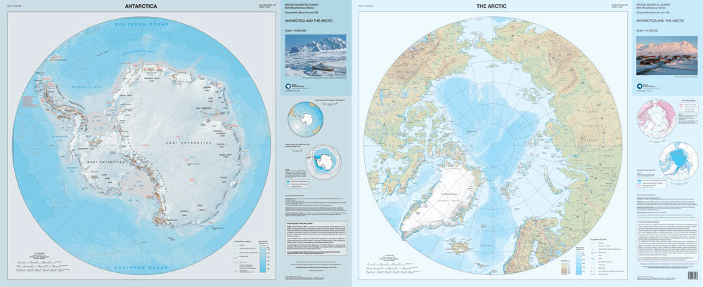 Antarctic and Arctic - Map