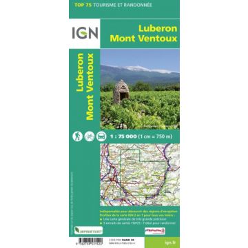 Luberon - Mont Ventoux 1:75.000