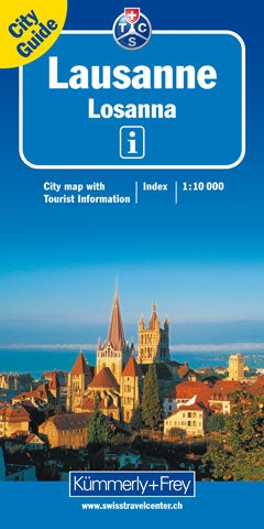 Lausanne City Map - 1:10.000