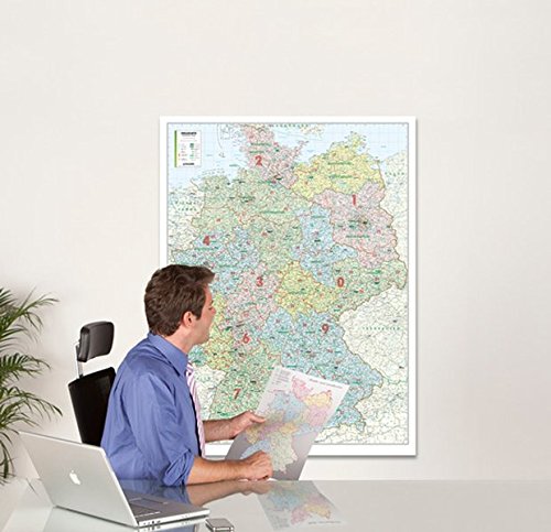 Bacher. Orga-Karte Deutschland - 1:700.000 Poster-Karte