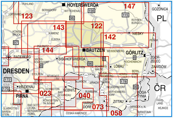 122 Bautzen und Umgebung 1:35.000