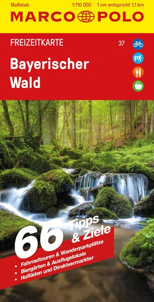 Bayerischer Wald 1:110.000 - Marco Polo Freizeitkarte