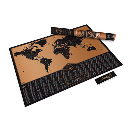 Adventure Map Scratch Map