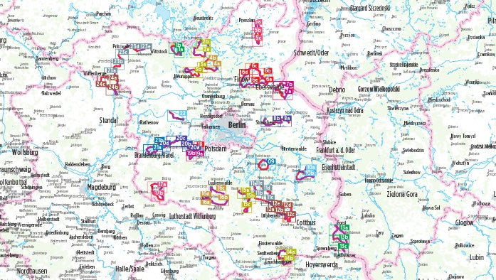 Brandenburg Radregion - Bikeline Radtourenbuch