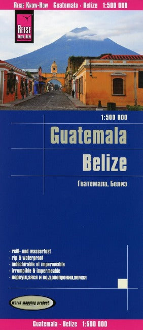 Guatemala, Belize 1:500.000