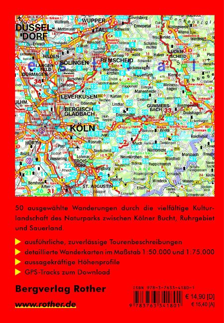 Bergisches Land - Rother Wanderführer