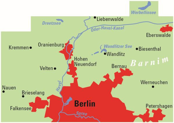 Berlin Nord - ADFC Regionalkarte