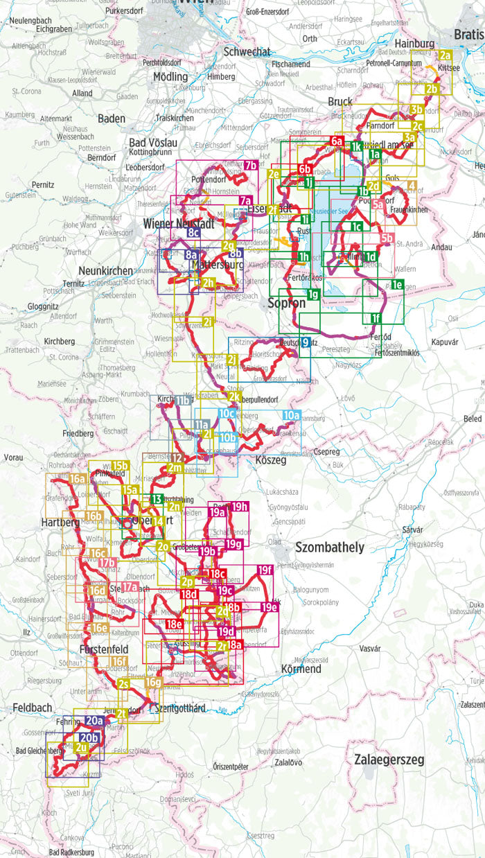 Burgenland Radregion - Bikeline Radtourenbuch