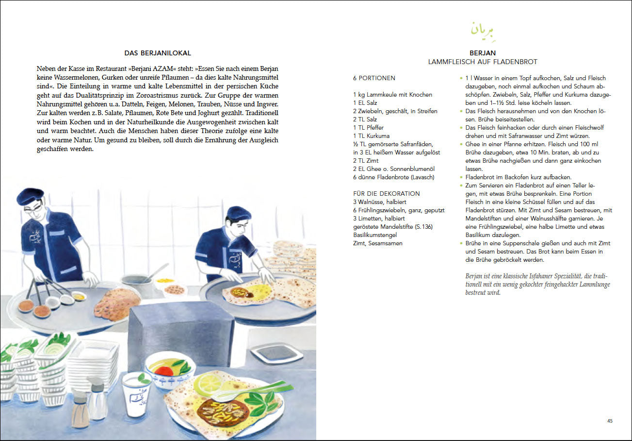 Das persische Kochbuch: Bilder, Geschichten, Rezepte