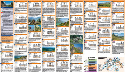 Mountain-Bike Karte 17. Alta Rezia, Livigno, Bormio, Val Müstair - 1:50.000